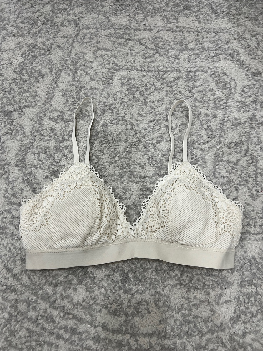 Aerie White Padded Bralette